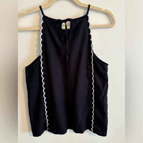 Ann Taylor Linen halter top, Size SP - Picture 3 of 8